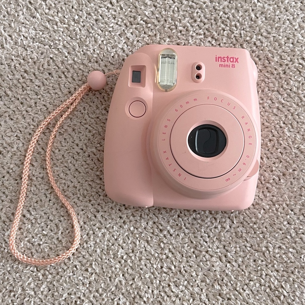 Pink Instax Mini 8